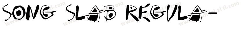 Song Slab Regula字体转换